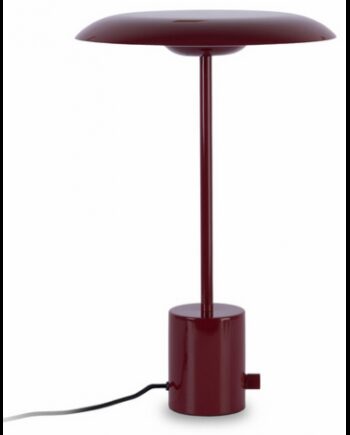 Hoshi Bordlampe Med Dæmper H40 ø26 12w Smd Led Blank Bordeaux