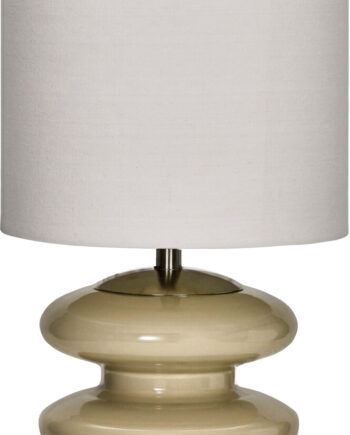 House Doctor Bordlampe Hdstep Glas Sand Råhvid