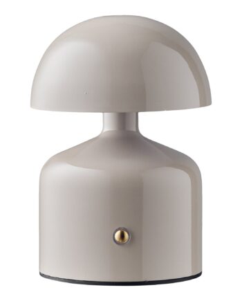 House Nordic Aulla Bordlampe Genopladelig Metal Plastik Grå