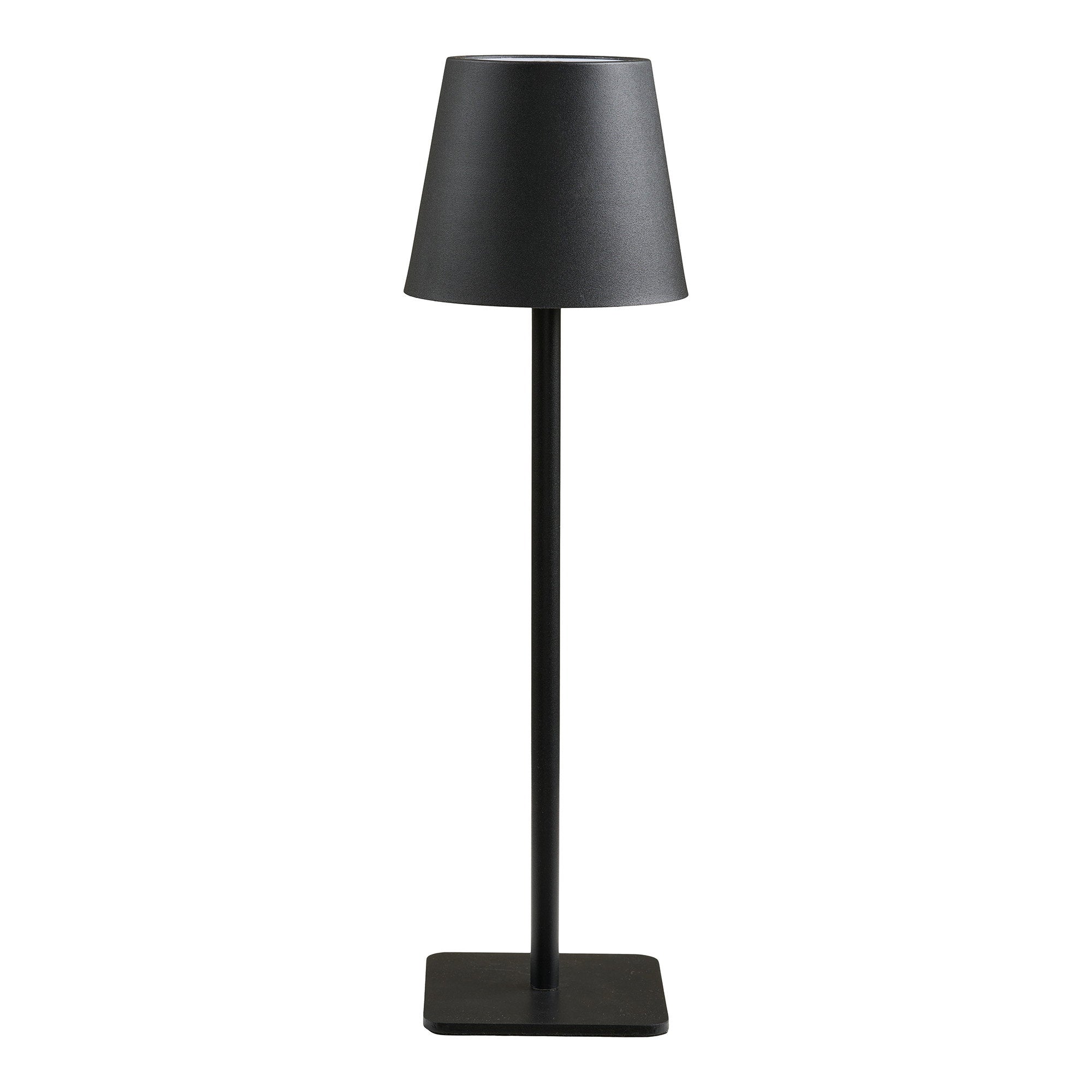House Nordic Bradford Bordlampe Genopladelig Metal Sort