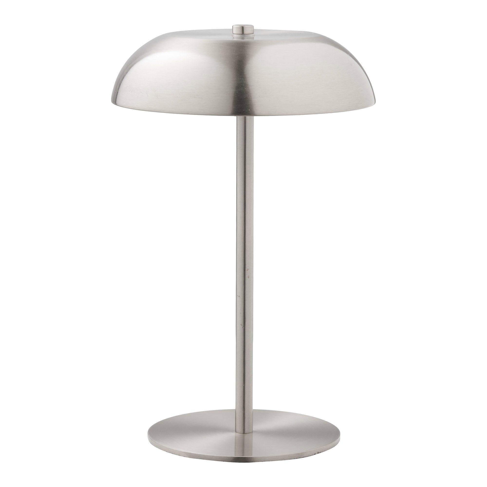 House Nordic Fenwick Bordlampe Genopladelig Metal Sølv