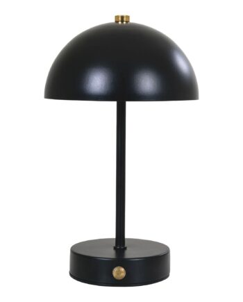 House Nordic Holt Led Bordlampe Sort Genoplad