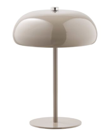 House Nordic Margate Bordlampe Genopladelig Metal Taupe ø16