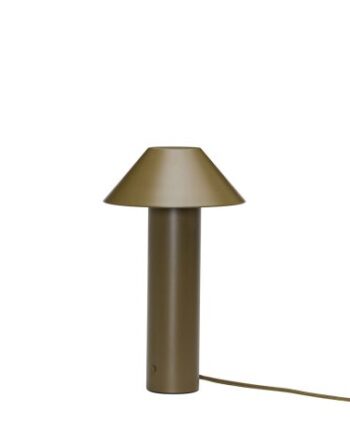 Hubsch Tower Bordlampe Mørkegrøn 19ø