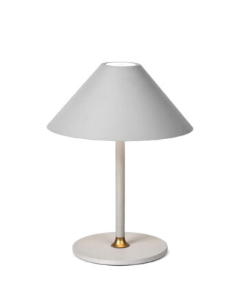 Hygge Bordlampe Fra Halo Design Warm Gray