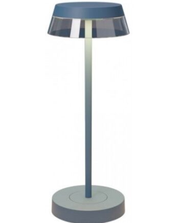 Iluna Trådløs Udendørs Bordlampe Aluminium Polycarbonat H32 Smd Led Mat Blå