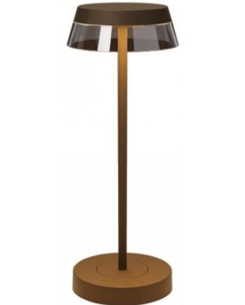 Iluna Trådløs Udendørs Bordlampe Aluminium Polycarbonat H32 Smd Led Mat Corten