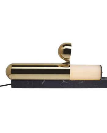 Isp Bordlampe Poleret Messing Sort Marmor Dcw Editions