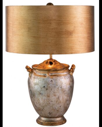 Jackson Bordlampe Stål Polyresin H61 E27 Antik Sølv Antik Guld