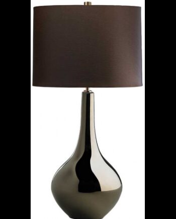 Job Bordlampe Keramik Faux Silke H71 E27 Bronze Metallic Brun