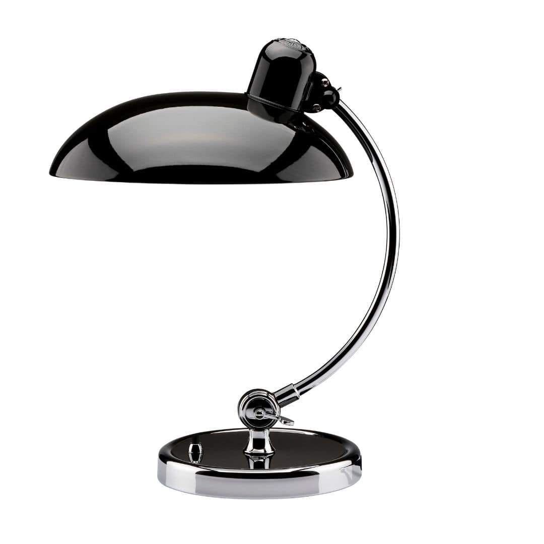 Kaiser Idell 6631 Luksus Bordlampe Blank Sort Fritz Hansen