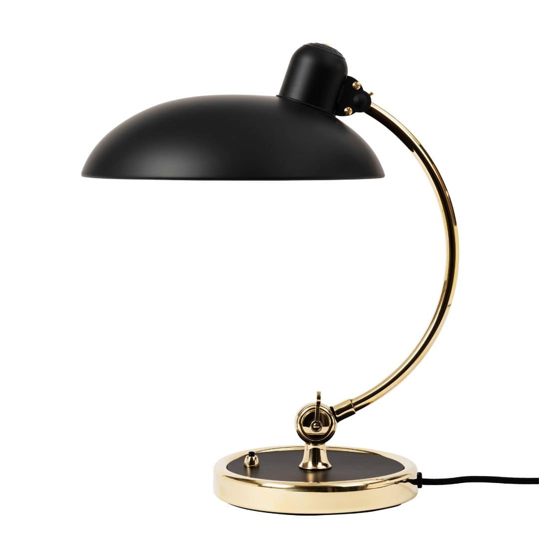 Kaiser Idell 6631 Luksus Bordlampe Sort Messing Fritz Hansen