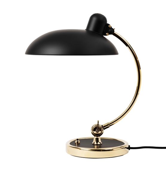Kaiser Idell 6631 Luxus Bordlampe Mat Sort Messing
