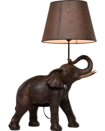 Kare Design Elefant Bordlampe Sort Polyserin
