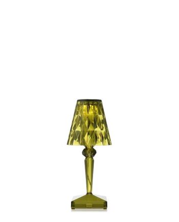 Kartell Battery Bordlampe Transparent Green : Erling Christensen Møbler