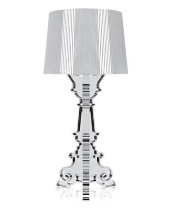 Kartell Bourgie Metal Bordlampe Sølv : Erling Christensen Møbler