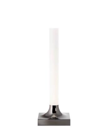 Kartell Goodnight Battery Bordlampe Glossy Titanium : Erling Christensen Møbler