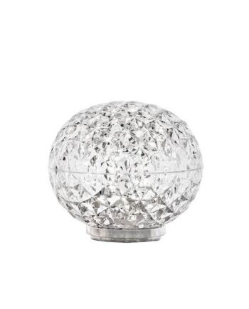 Kartell Mini Planet Battery Bordlampe Crystal Transparent : Erling Christensen Møbler