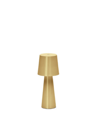 Kave Home Arenys Lille Bordlampe Guld Finish