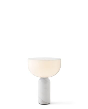Kizu Portable Bordlampe White Marble New Works