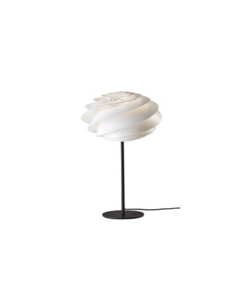 Klint Swirl Bordlampe Hvid : Erling Christensen Møbler