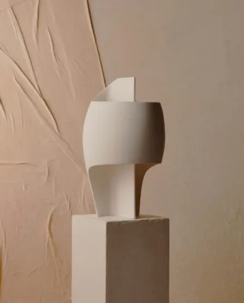 Lampe Bordlampe Hvid