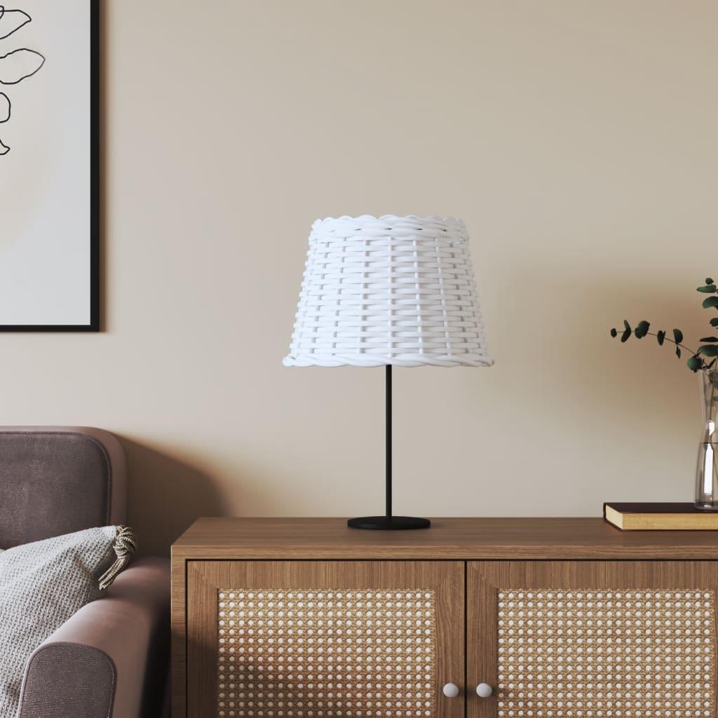 Lampeskærm ø30  Flet Hvid Pendel Bordlampe Skærm