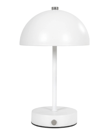 Led Trådløs Bordlampe Hvid
