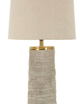 Lima Table Lamp Grå Guld Bordlampe ø37