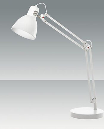 Lisetta Hvid Bordlampe Fabas Luce