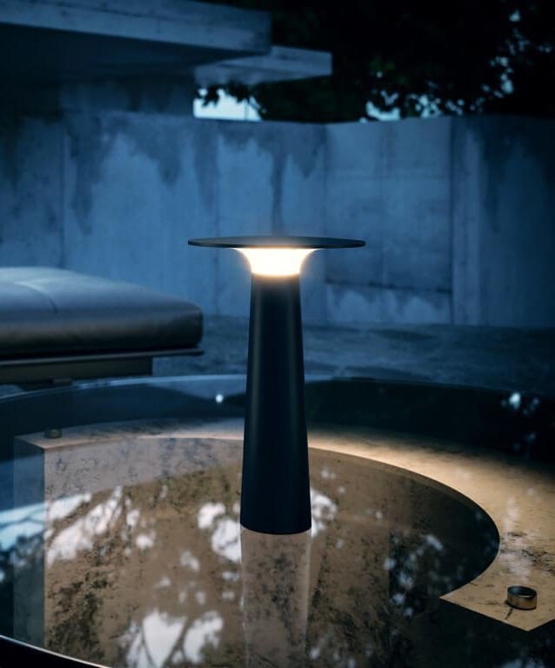 Lix Batterilampe Bordlampe Jet Black