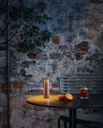 Lix Mini Batterilampe Bordlampe Bright Bronze