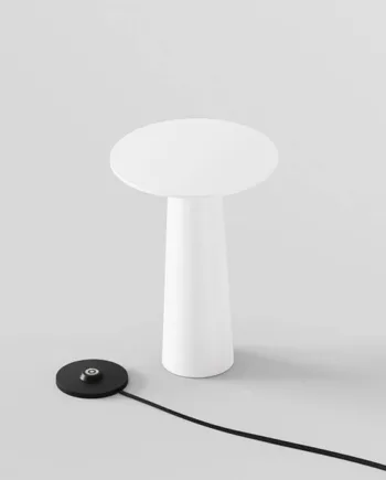 Lix Mini Batterilampe Bordlampe Pearl White