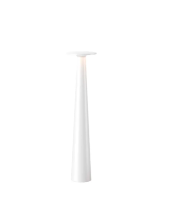 Lix Skinny Bordlampe Fra Ip44 Perlehvid