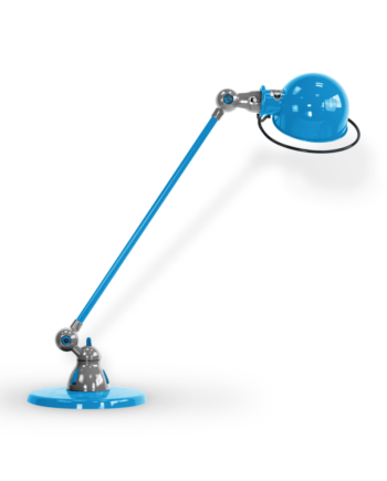 Loft D6000i Bordlampe Fra Jield Light Blue Blank Poleret