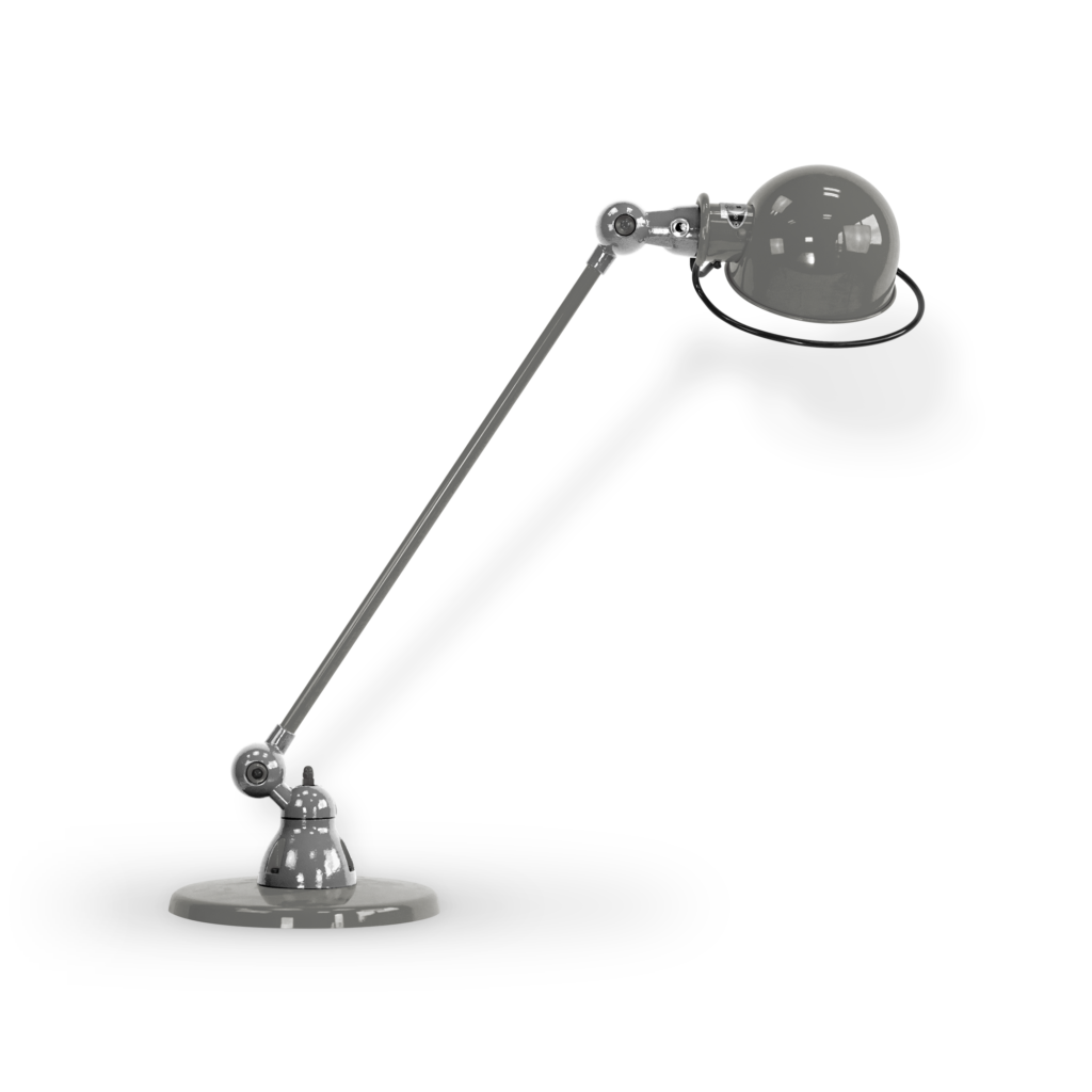 Loft D6000i Bordlampe Fra Jield Mouse Grey Blank Poleret