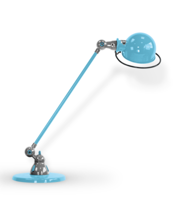 Loft D6000i Bordlampe Fra Jield Pastel Blue Blank Poleret