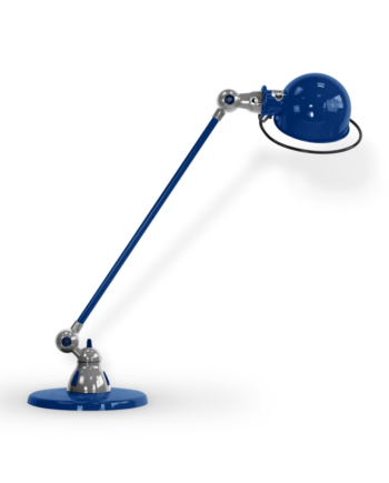 Loft D6000i Bordlampe Fra Jield Sapphire Blue Blank Poleret