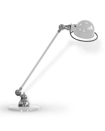 Loft D6000i Bordlampe Fra Jield Silver Grey Blank Poleret