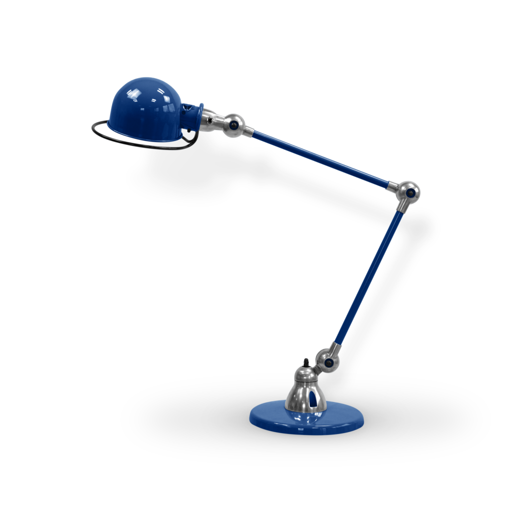 Loft D6440i Bordlampe Fra Jield Sapphire Blue Blank Poleret