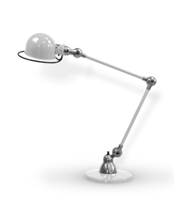 Loft D6440i Bordlampe Fra Jield Silver Grey Blank Poleret