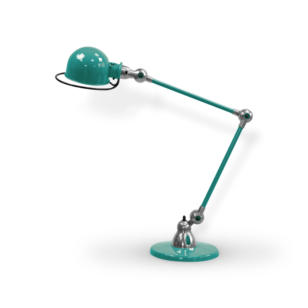 Loft D6440i Bordlampe Fra Jield Water Blue Blank Poleret