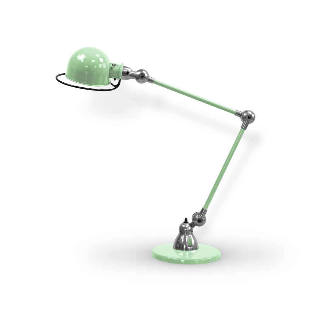 Loft D6440i Bordlampe Fra Jield Water Green Blank Poleret