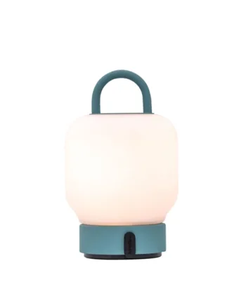 Loome Bordlampe Batterilampe Smoky Teal Blågrøn