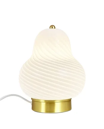 Lucy Bordlampe Hvid