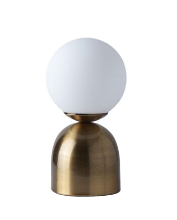 Lumi 242095 Bordlampe Hvid Glas Metal
