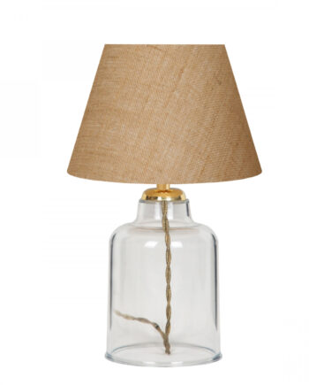 Lumi Aranjuez Bordlampe Creme Stof Plastik