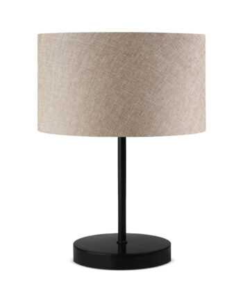 Lumi Ayd 2848 Bordlampe Beige Stof Sort Metal
