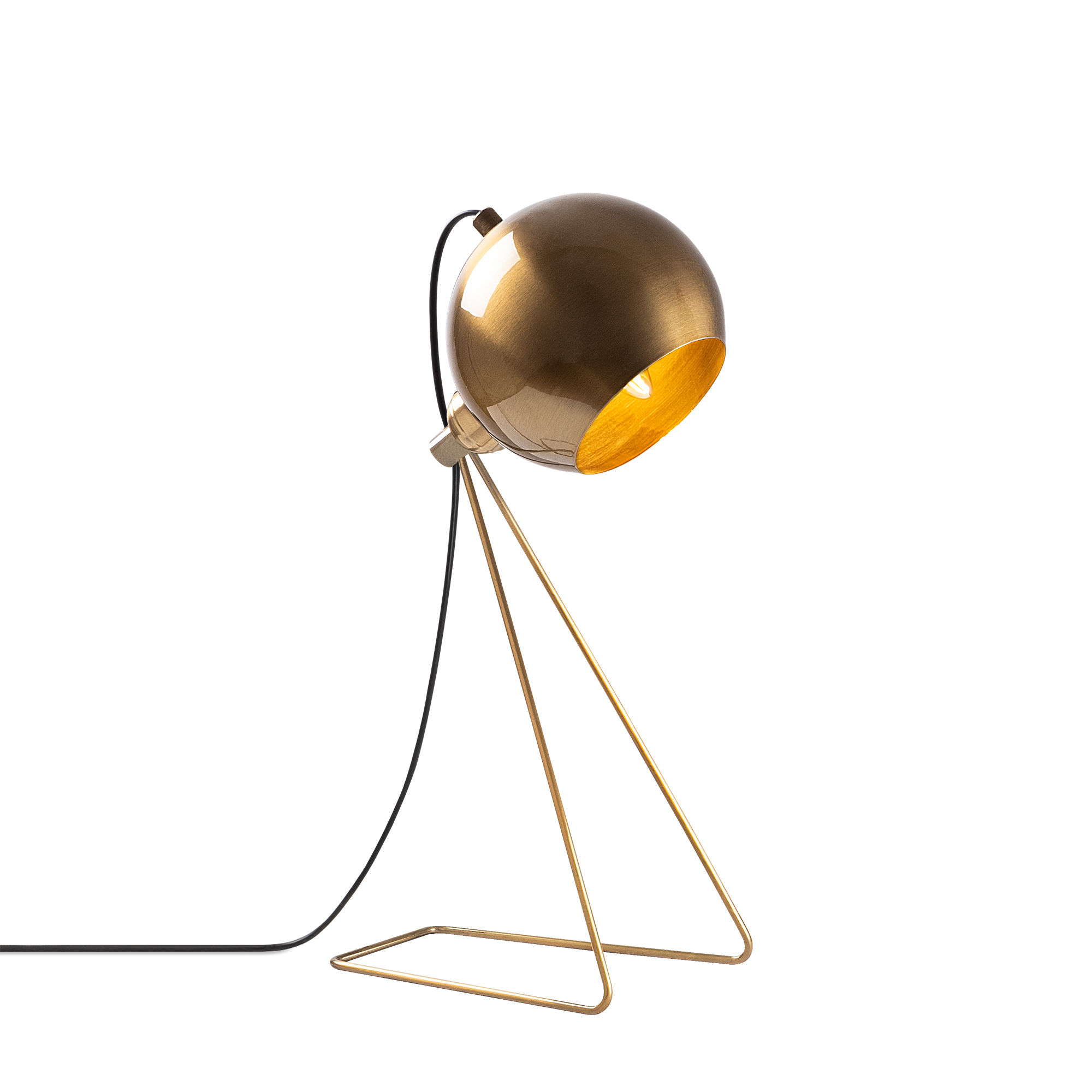 Lumi Odivelas Bordlampe Guldfarvet Metal