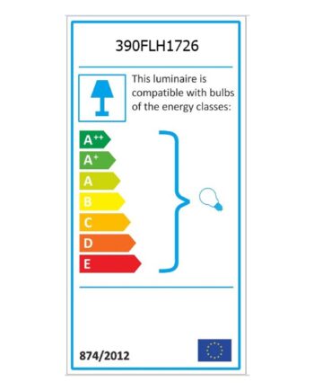 Lumi Solvarias Bordlampe Sort Polyester Guld Metal